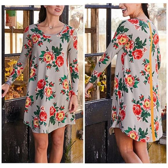 Matilda Jane Say I'm‎ a Dreamer Floral Shift Dress Size Small - Picture 1 of 6